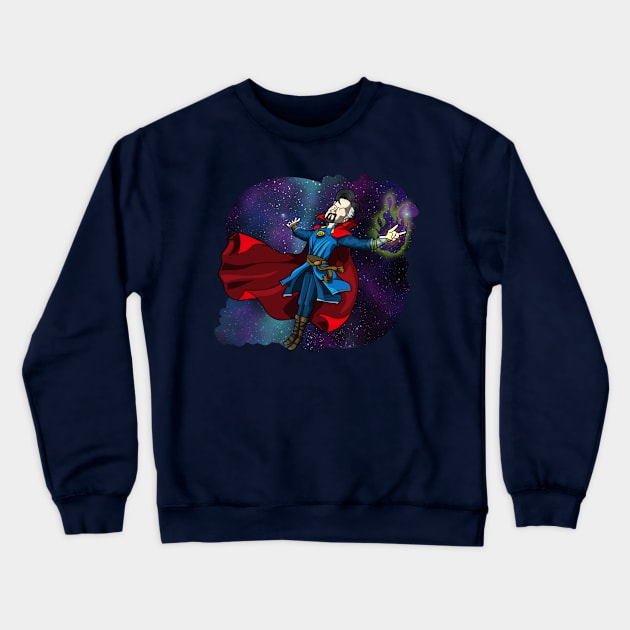 Doc Estrange Crewneck Sweatshirt by Alison Andrei